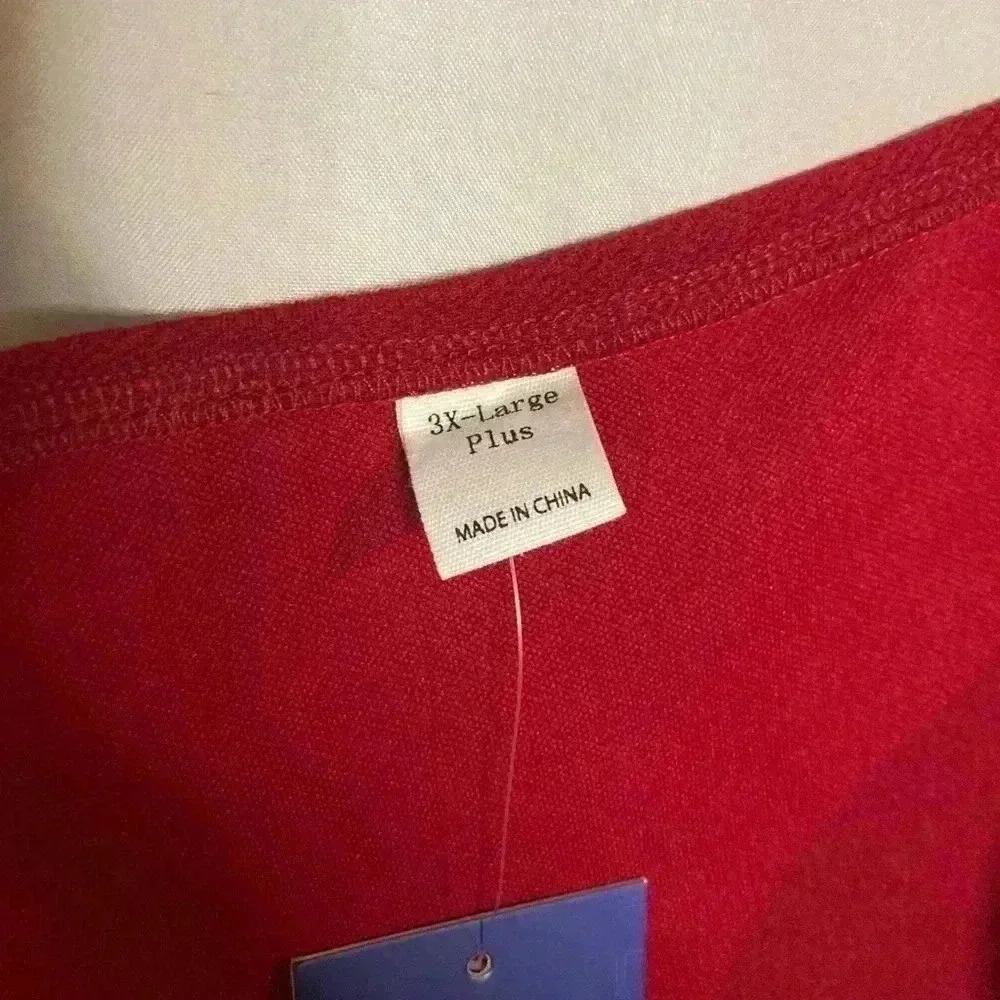 Floerns red dressy top NWT‎